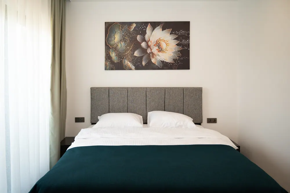 Schlafzimmer von Apartment Nr. 11