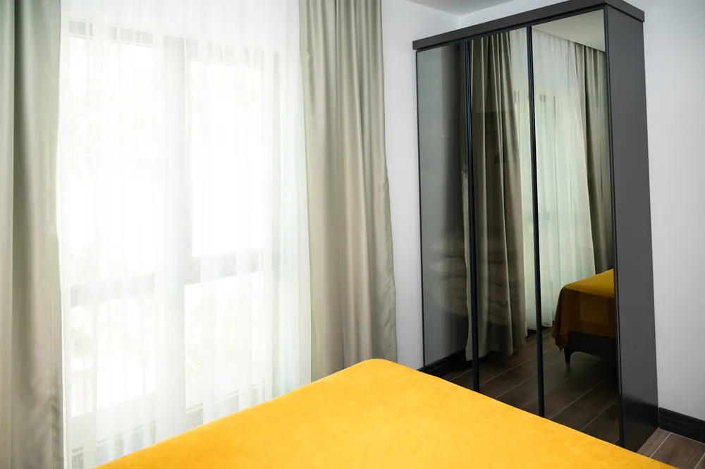 Schlafzimmerfenster von Apartment Nr. 11