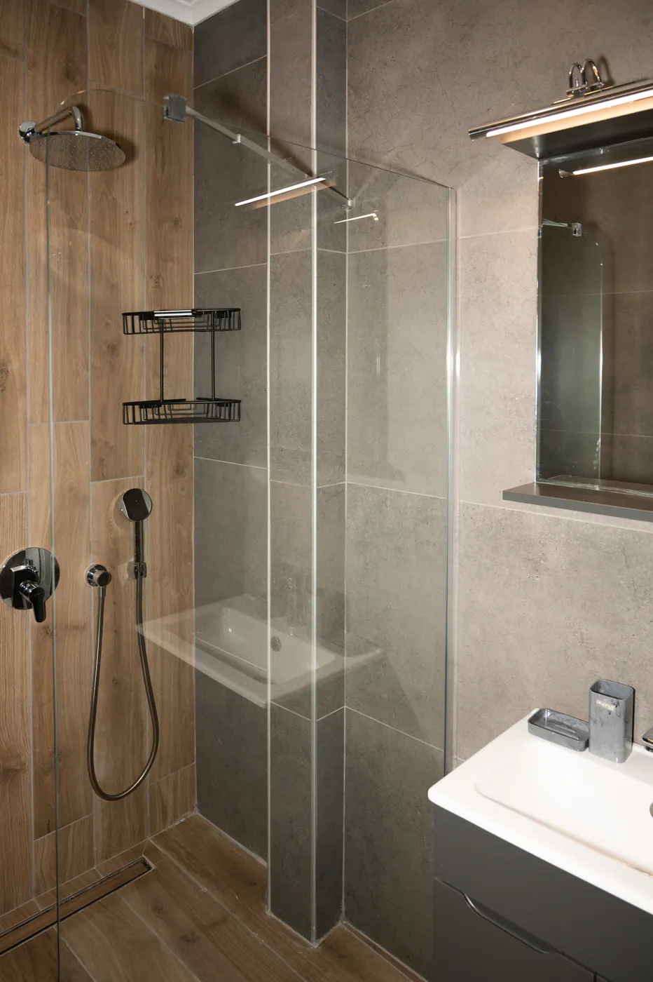Bodengleiche Dusche in Apartment Nr. 11