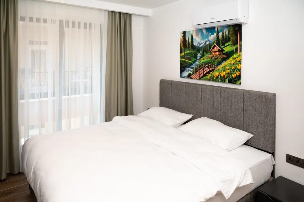 Schlafzimmer von Apartment Nr. 9